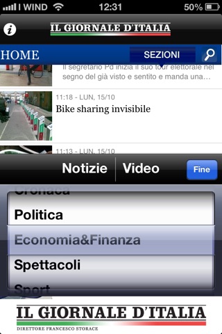 Il Giornale d'Italia RSS screenshot 3