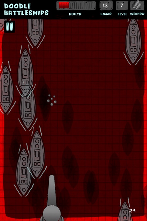 Doodle Battleships Free - Fun Shooting Warship Adventure Battleship Game screenshot-3