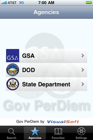 Gov PerDiem screenshot 3