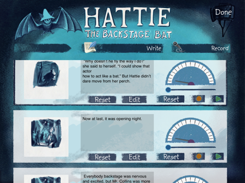 Hattie, the Backstage Bat: vintage children's tale by "Corduroy" author Don Freeman ("Lite" version by Auryn Apps) screenshot 4