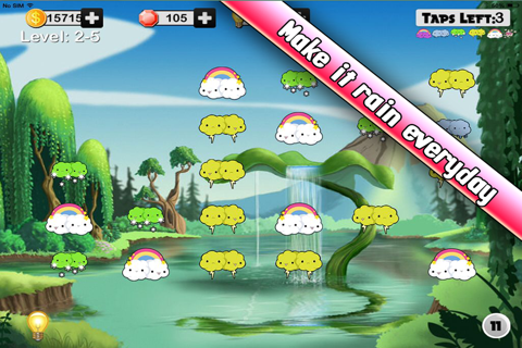 Rainbow Cloud Magic Voyage: Tap to Rain Saga screenshot 3