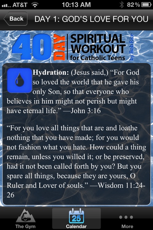 40 Day Spiritual Workout screenshot-3