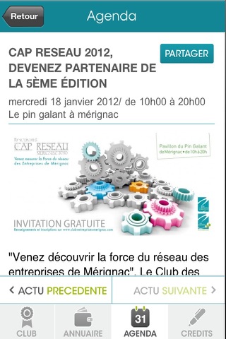 Club des Entreprises de Mérignac screenshot 2