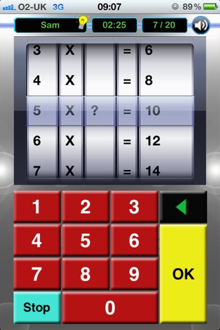 Times Tables Machine screenshot 2