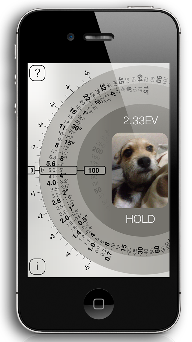 Light meter wheel Screenshot 2