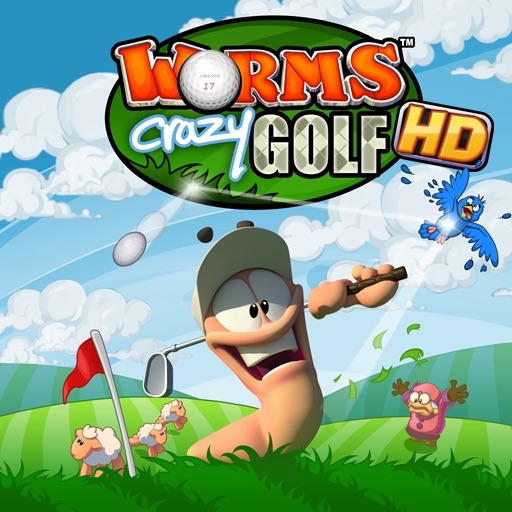 Worms Crazy Golf HD iOS App