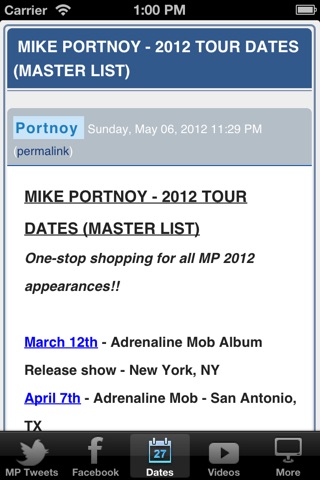 Mike Portnoy Official Home screenshot 3