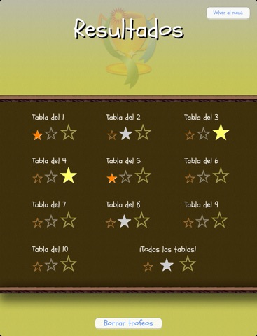 Times tables game screenshot 4