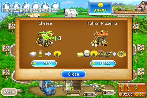 Farm Frenzy 2: Pizza Party screenshot 2