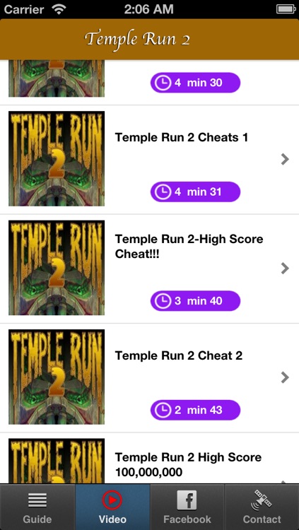 Cheats for Temple Run 2 & Complete Guide and Walkthrought