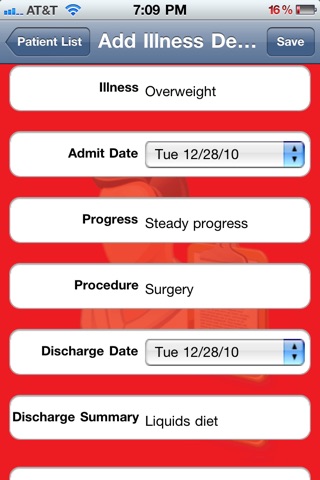 Patients Database HD screenshot 3