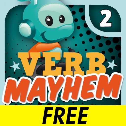 Verb Mayhem HD Level 2 FREE iOS App