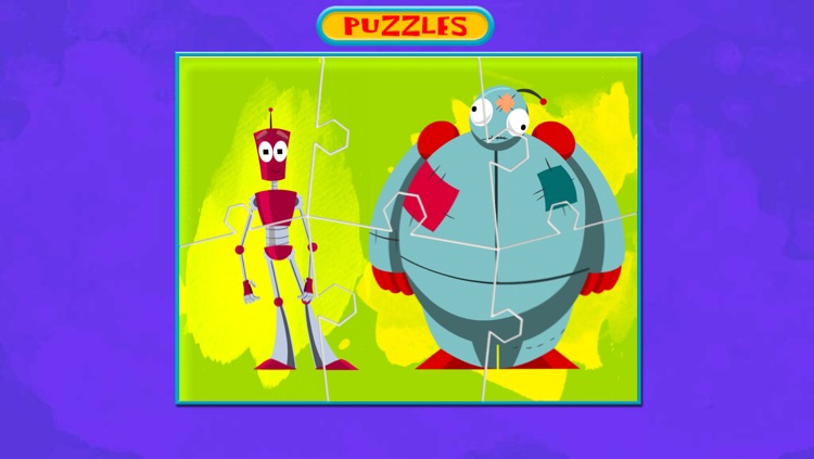 Monsters Vs Robots JigSaw Puzzles for Kids - Animated Puzzle Fun with Monster and Robot Cartoons! screenshot-3