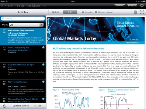 IR³ by State Street Global Markets screenshot 2