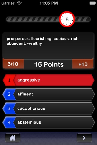 King of English vocabulary test screenshot 4