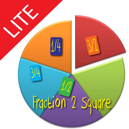 Fraction 2 Square Lite Icon