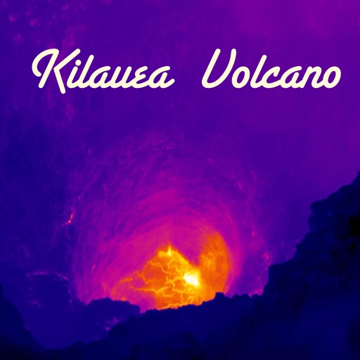 Kilauea Volcano Hawaii icon