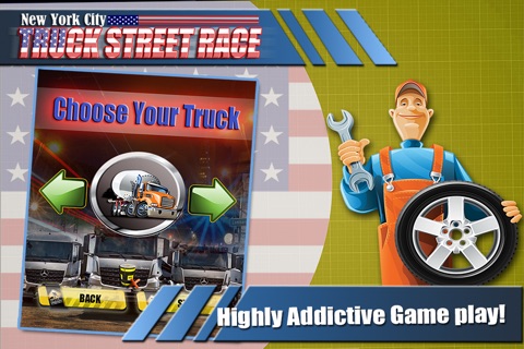 A Real Fast NY Heavy Truck Race PRO : Machinery Racing on the asphalt NEW YORK street screenshot 2