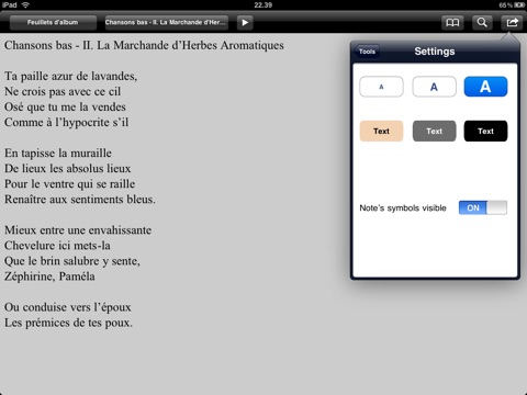 Mallarmé: Poésies for iPad screenshot 3