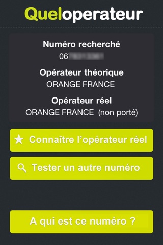 QuelOperateur - Trouver l'opérateur avec le numéro screenshot 4