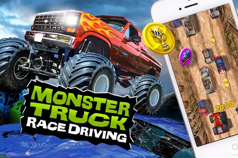 Monster Truck 3D Race Driving: Offroad 4x4 Rally for Extreme AWD Vehicles screenshot 2