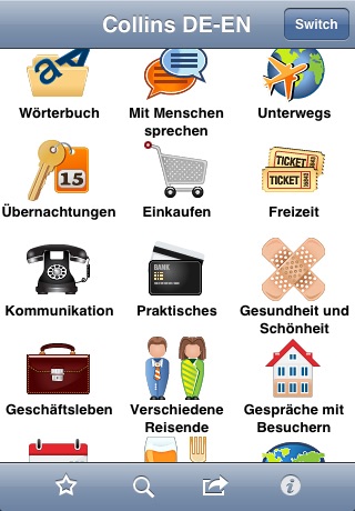 Collins English<->German Phrasebook & Dictionary with Audio