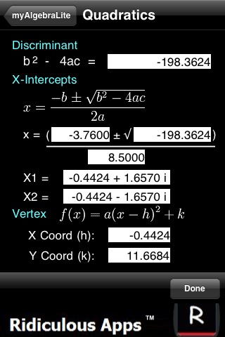 myAlgebra Lite screenshot 4
