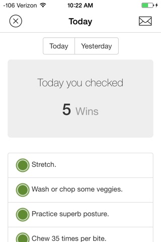 1-Minute Wellness Wins screenshot 4