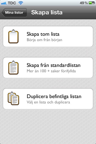 Packing Lists screenshot 3