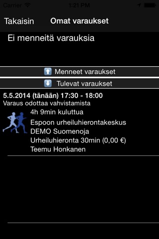 Suomen Urheiluhierontakeskus screenshot 4
