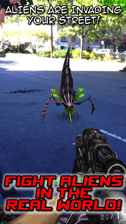 Aliens Everywhere! Augmented Reality Invaders from Space!