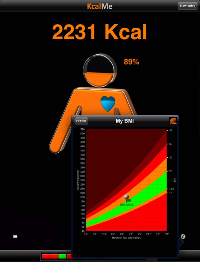 KcalMe HD - Slim in 3D - Calorie Tracker(圖5)-速報App