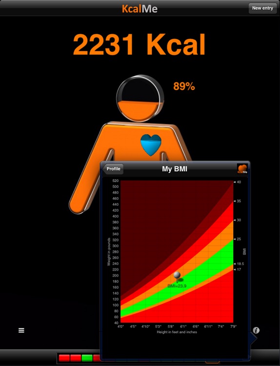 KcalMe HD - Slim in 3D - Calorie Tracker screenshot-4