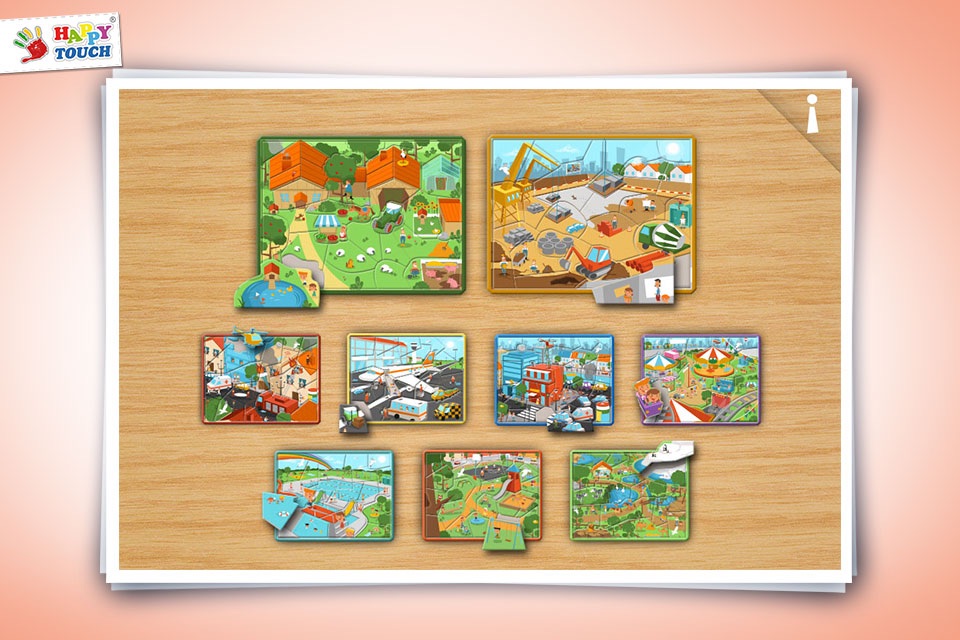 Activity City Puzzle Pack - Kids App by Happy-Touch® Free screenshot 3