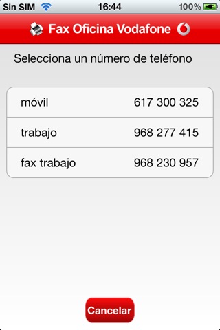 Fax Oficina Vodafone screenshot 4