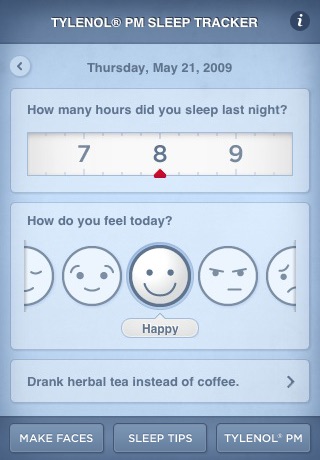 Sleep Tracker TYLENOL® PM