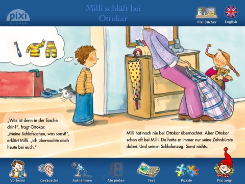 Pixi Buch „Milli schläft bei Ottokar“ screenshot 2