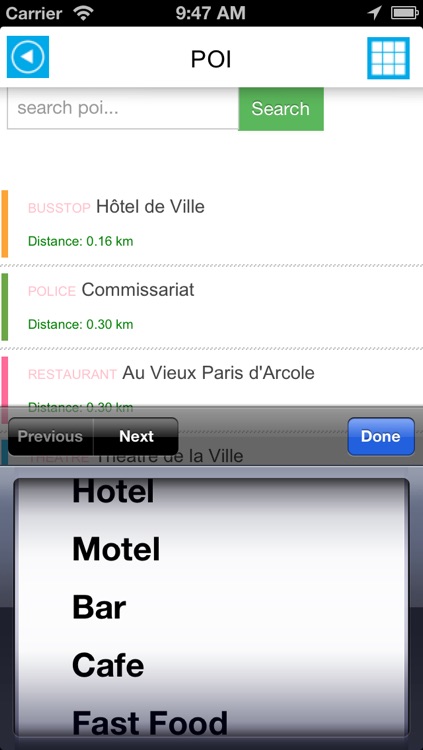 Paris offline map, guide & hotels