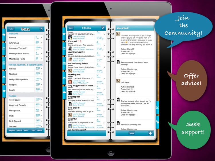 iPeriod Ultimate for iPad - Period Tracker / Menstrual Calendar screenshot-3