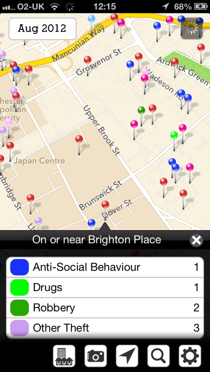 Crime Map England & Wales