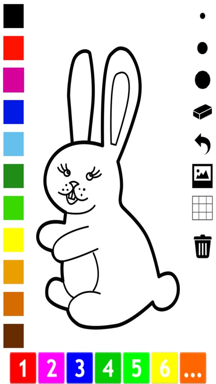 Animal Coloring Book for Children: Learn to draw and color animals like cat, cow, horse, pig, bird and rabbit screenshot-4