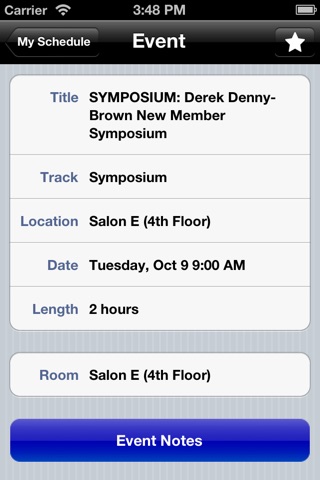 American Neurological Association 2012 Annual Meeting screenshot 4