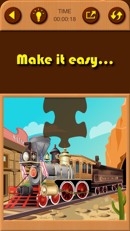 Train Games - Free Educational Jigsaw Puzzles for Kids and Preschool Toddler Learning Railway Vehicle Engine Transport and Love Locomotive Labs Power screenshot-3