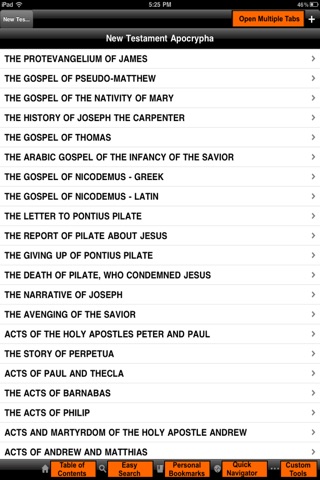 New Testament Apocrypha screenshot 2