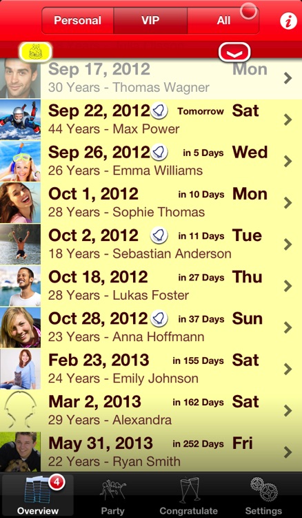 Birthdays+ Calendar for birthdays and more