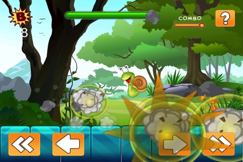 Save the Little Snail Venture - A Falling Rock Avoiding Game screenshot 2