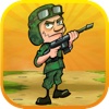 ` Army Soldier Run: Two War Men and Battle of Gold General Island Free