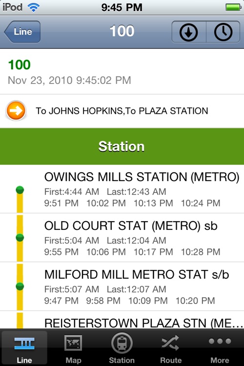 TransitGuru Maryland MTA screenshot-3