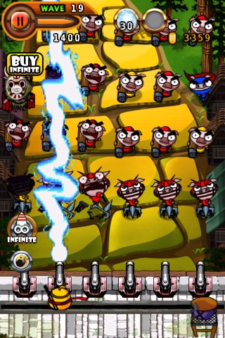 Ninja Chicken 2:shoot'em up screenshot 3