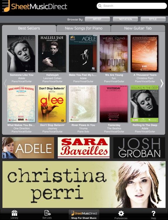 Sheet Music Direct for iPad screenshot-4